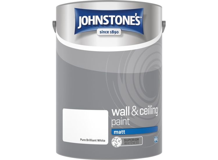 Johnstone's 303968 Wall &amp; Ceiling Matt - Brilliant White