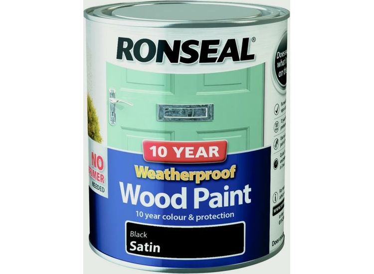 Ronseal 10 Year Weatherproof Satin Wood Paint