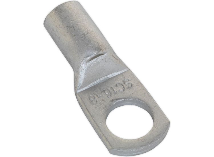 Sealey LT168 Copper Lug Terminal 16mm² x 8mm Pack of 10