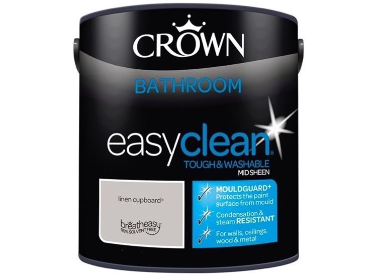Crown Easyclean Bathroom Mid Sheen 2.5L