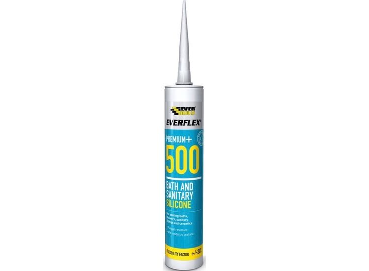 Everbuild 500IV Everflex Sanitary Silicone 310ml
