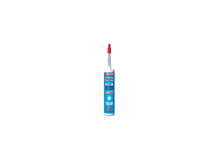Evo-Stik 30613468 Clear for Life Kitchen &amp; Bathroom Sealant
