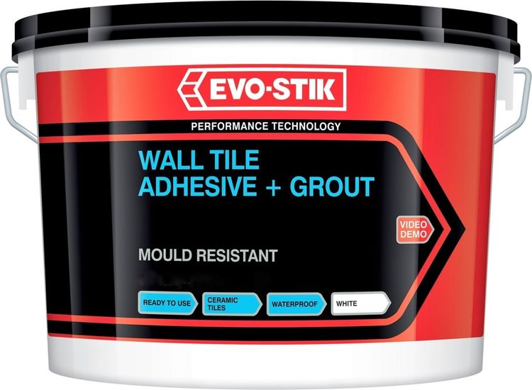 Evo-Stik 30811580 Wall Tile Adhesive + Grout