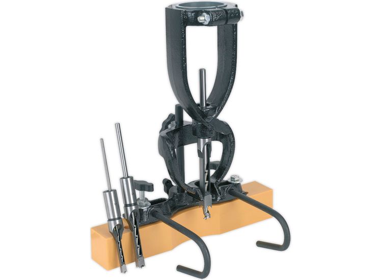 Sealey MA10 Wood Mortising Attachment 40-65mm with Chisels