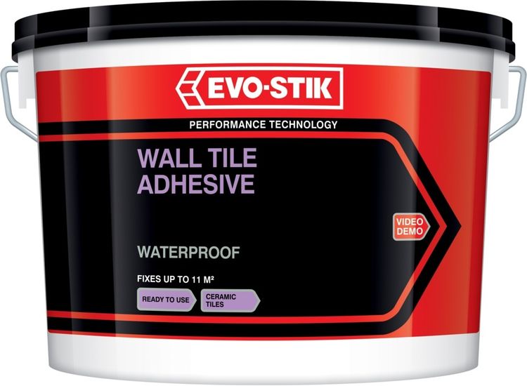 Evo-Stik 30812633 Waterproof Wall Tile Adhesive for Ceramic Tiles
