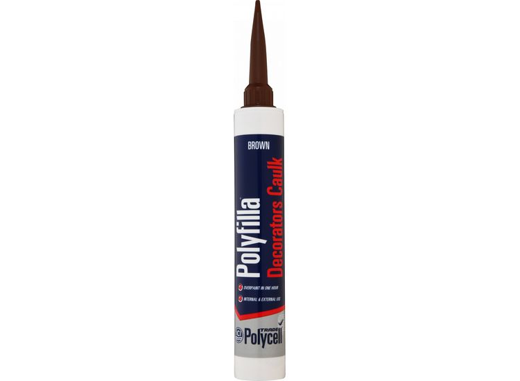 Polycell 5085011 Polyfilla Decorators Caulk - Brown