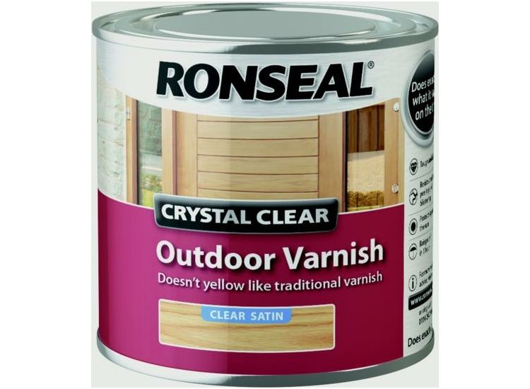 Ronseal Crystal Clear Outdoor Varnish 250ml