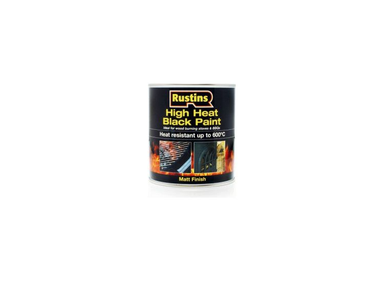 Rustins High Heat Paint Black