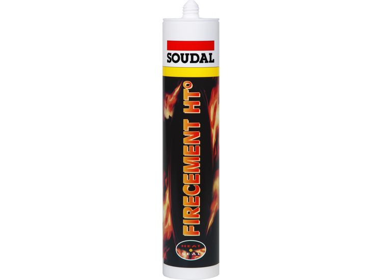 Soudal 108264 Firecement Ht Black