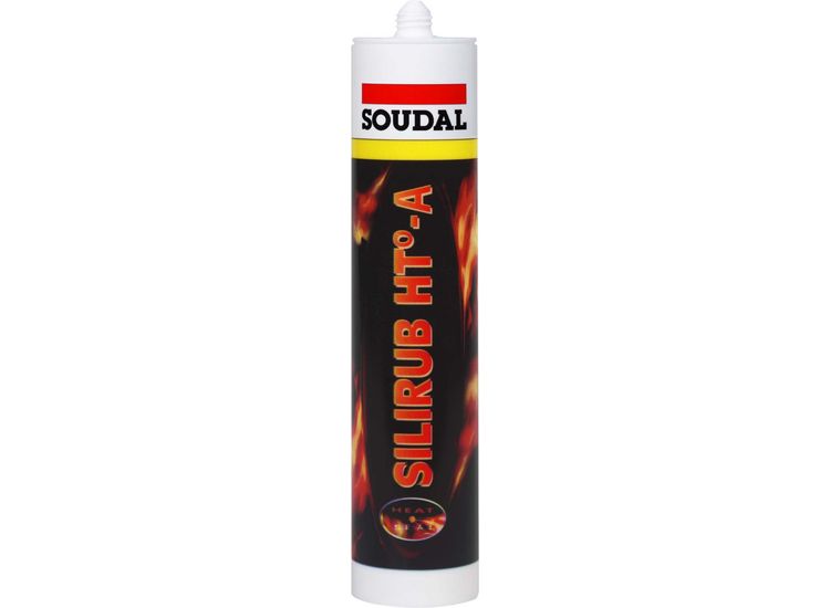 Soudal 108265 Silirub Ht-A Black
