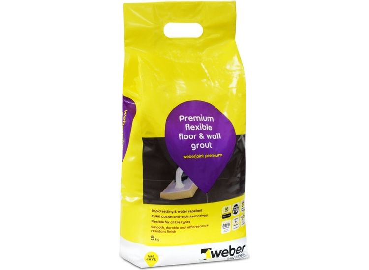 Weber Weberjoint Premium Flexible Floor &amp; Wall Grout 5kg
