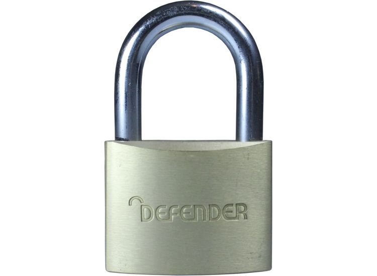 Defender Brass Padlock Branded