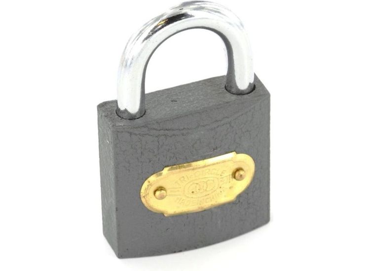 Securit Tricircle Iron Padlock Brass Cylinder