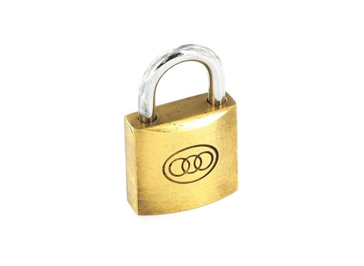 Securit B1175 Tricircle Brass padlock