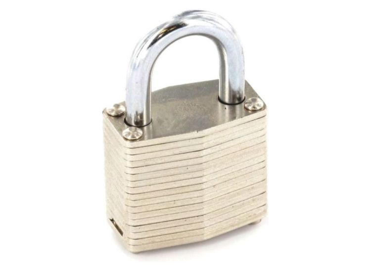 Securit Laminated Padlock Brass Cylinder
