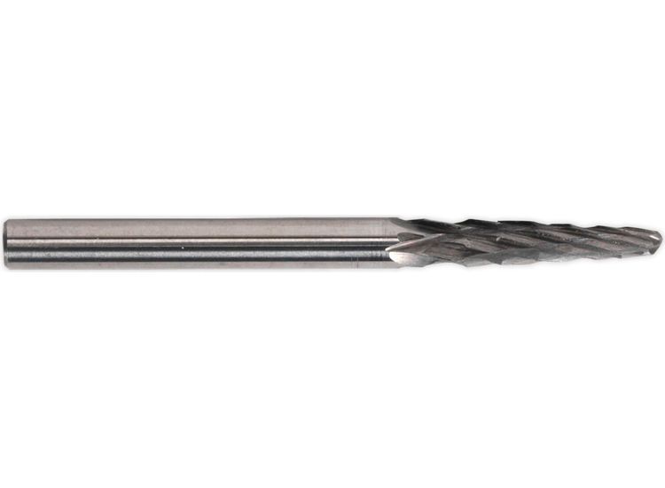 Sealey MCB004 Micro Carbide Burr Ball Nose Taper 3mm Pack of 3