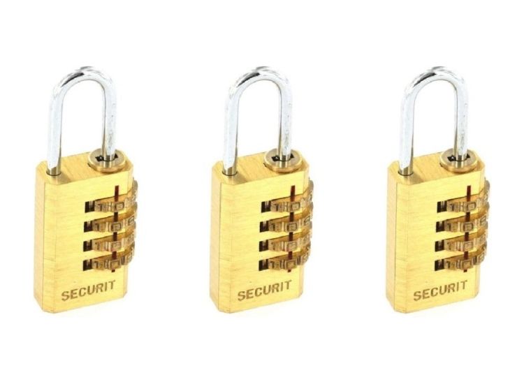 Securit S1195 Reset Brass Code Lock