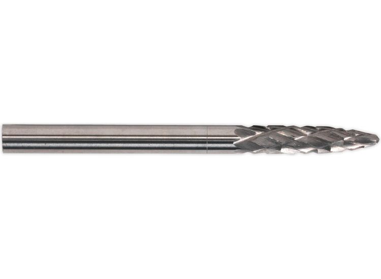 Sealey MCB006 Micro Carbide Burr Ball Nosed Tree Pack of 3
