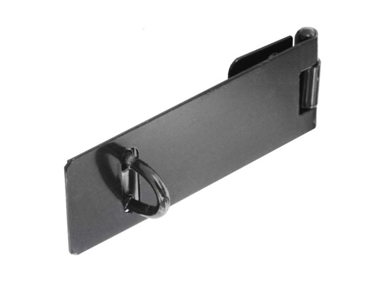 Securit Safety Hasp &amp; Staple Light Black