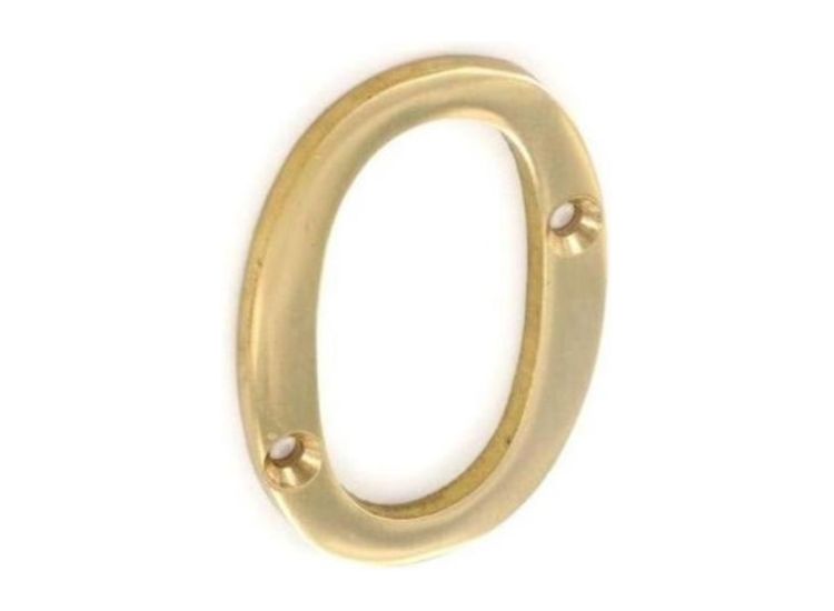 Securit Brass Numeral No.0