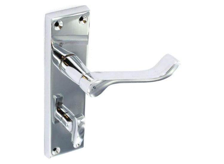 Securit S2702 Chrome Scroll Bathroom Handles (Pair)