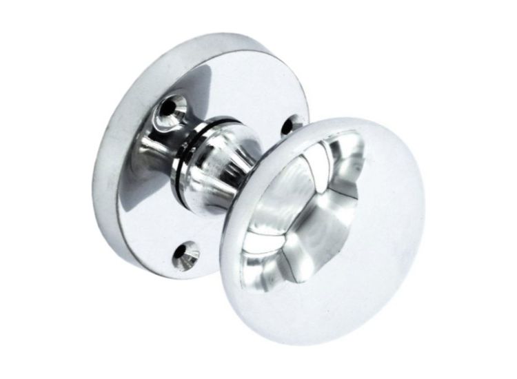 Securit S2927 Chrome Mortice Knobs Round (Pair)