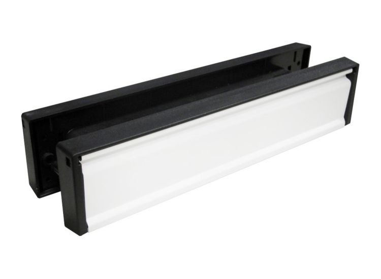 Securit S3063 Double Sided Letterplate 20/40 x 300mm White