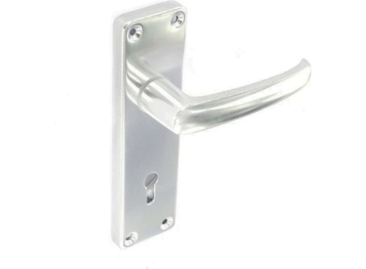 Securit Aluminium Lock Handles Bright (Pair)