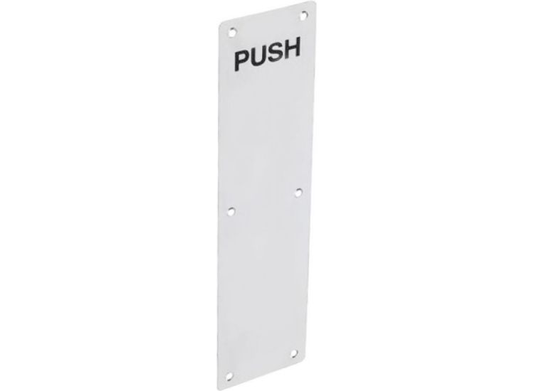 Securit S3141 Aluminium 'Push' Fingerplate