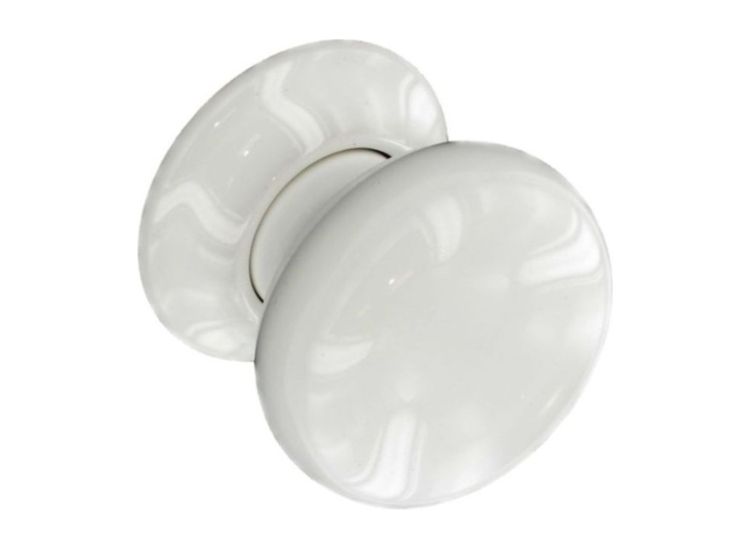 Securit S3280 Ceramic Door Knobs White (Pair)