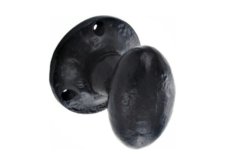 Securit S3306 Black Antique Mortice Knobs