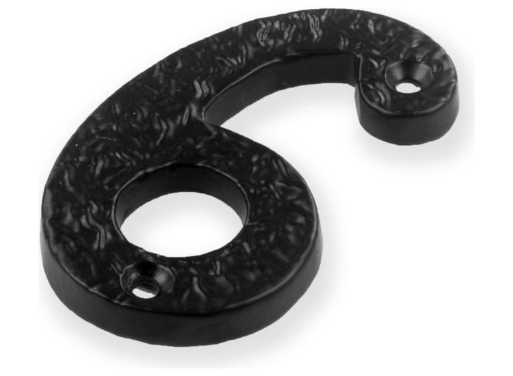 Securit S3356 Antique Numeral 6