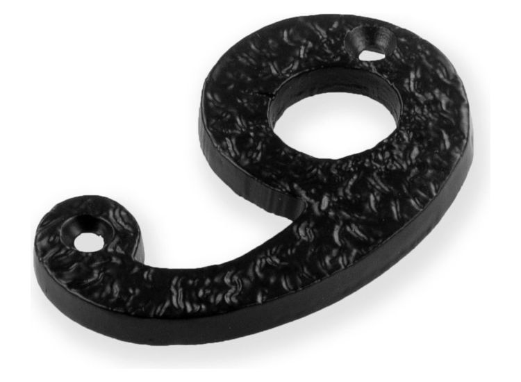 Securit S3359 Black Antique Numeral '9'