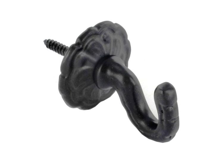 Securit S3374 Antique Tieback Hooks Rosette (2)