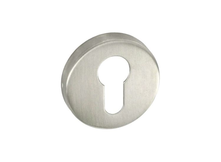 Securit S3422 Satin Stainless Steel Euro Profile Escutcheons (2)