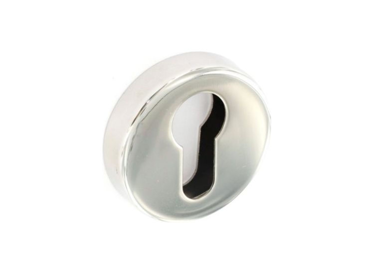 Securit S3472 Polished Stainless Steel Euro Profile Escutcheons (2)