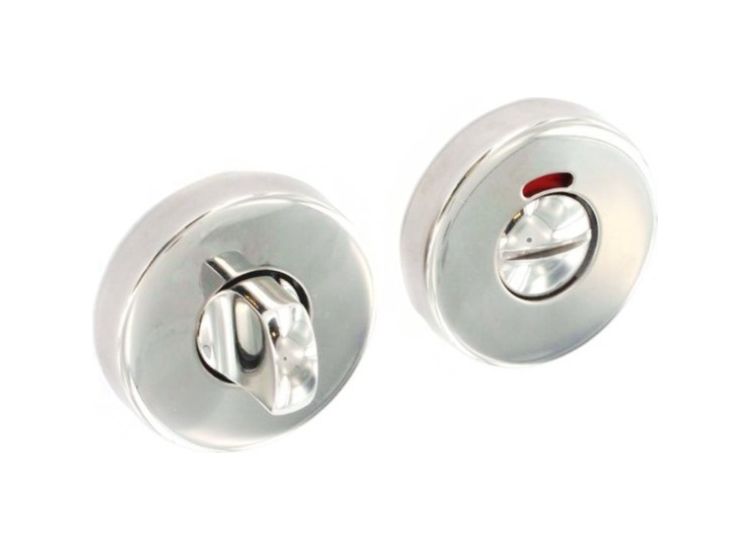 Securit S3474 Polished Stainless Steel Bathroom Thumbturn