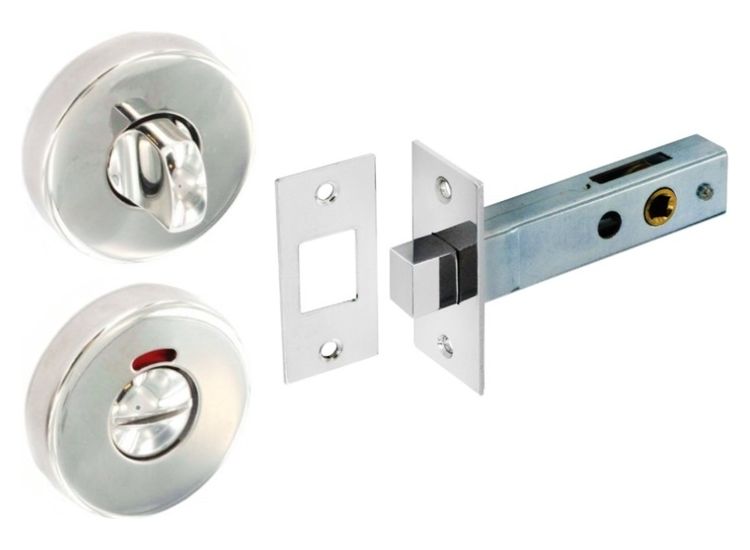 Securit S3475 Polished Stainless Steel Thumbturn with Deadbolt (1 Set)