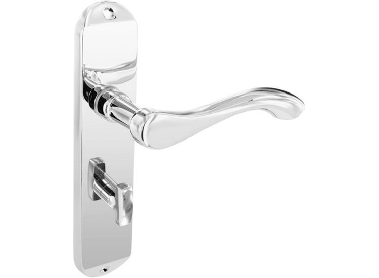 Smiths Architectural LB22CP-P Europa Bath Lever On Back Plate CP