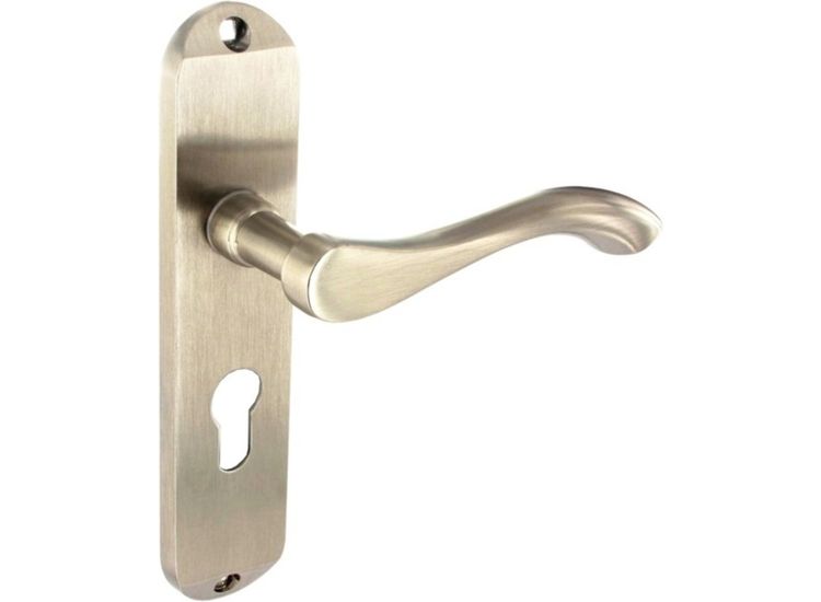Smiths Architectural LB23SN-P Europa Euro Lever On Back Plate SN