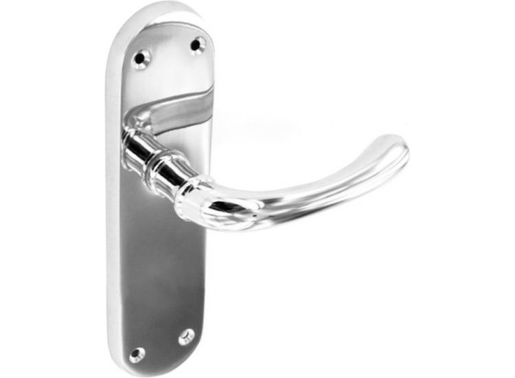 Smiths Architectural LB31CP-P Rosa Latch Lever On Back Plate CP