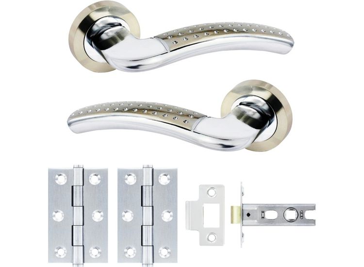 Smiths Architectural LR01SNCP-P Dimple Lever On Rose SNCP