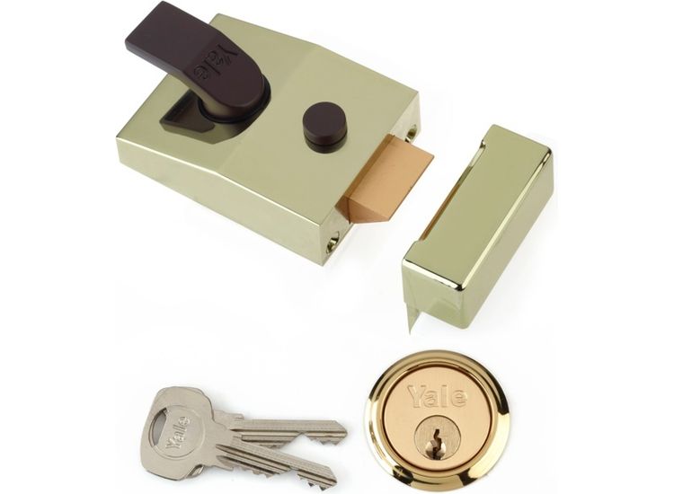 Yale Deadlocking Standard Nightlatch Security Lock