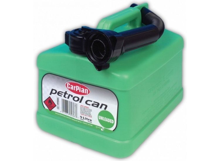 Carplan TPH005 Plastic Fuel Can For Unleaded