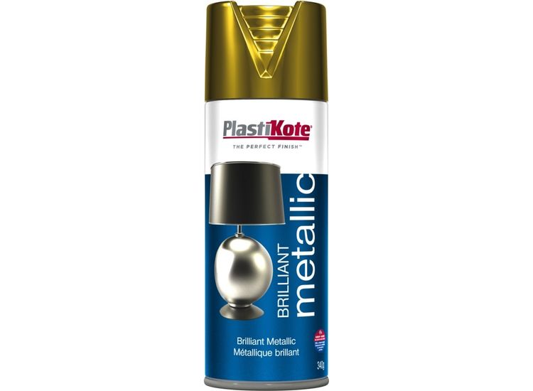 PlastiKote Brilliant Metallic 400ml Aerosol