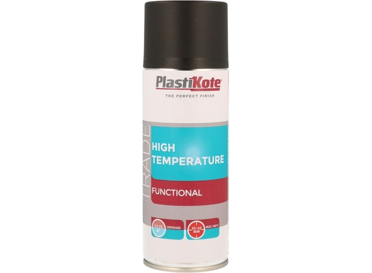 PlastiKote 71018 High Temperature Spray Paint 400ml