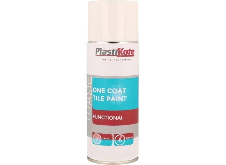 PlastiKote 71026 One Coat Tile Paint 400ml Spray