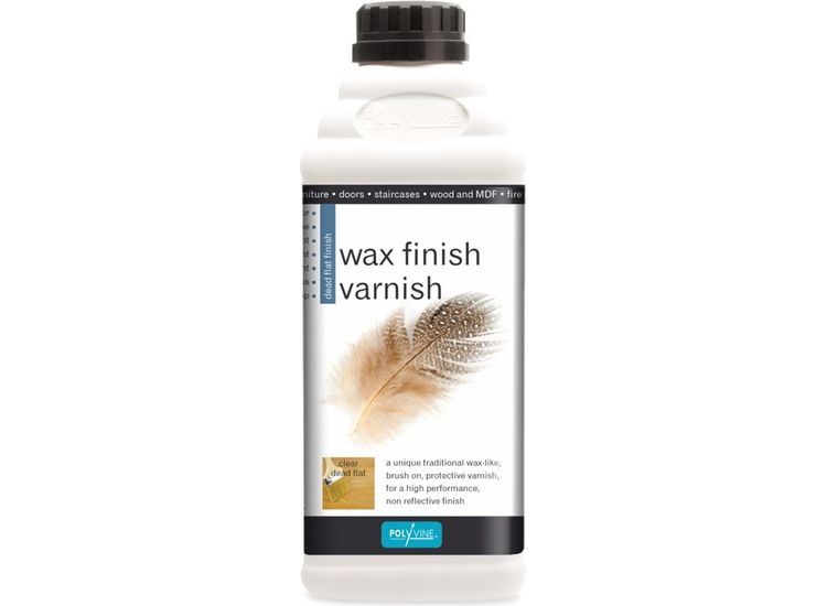 Polyvine Wax Finish Varnish Dead Flat Finish