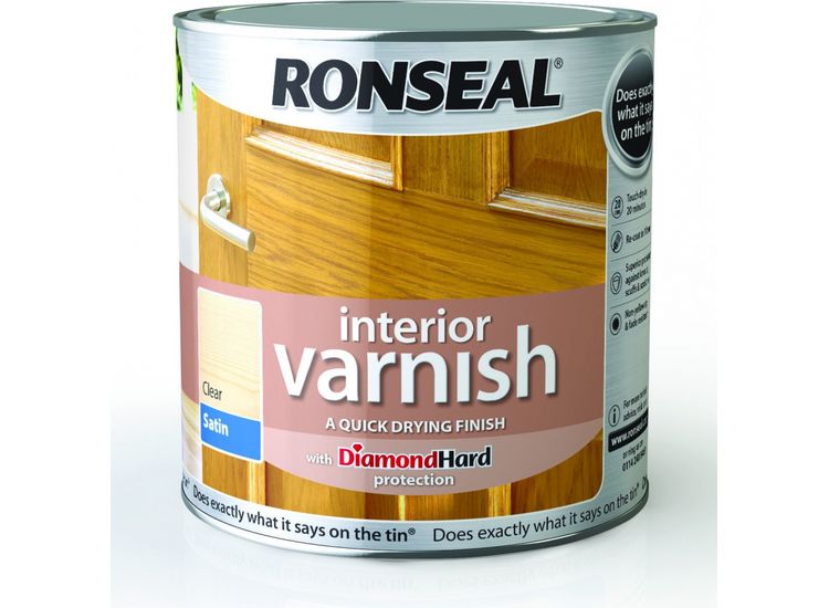 Ronseal 36872 Interior Varnish Satin 2.5L