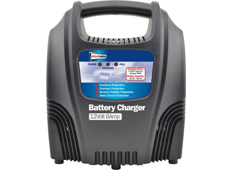 Streetwize SWCBC6 Compact Battery Charger 6amp